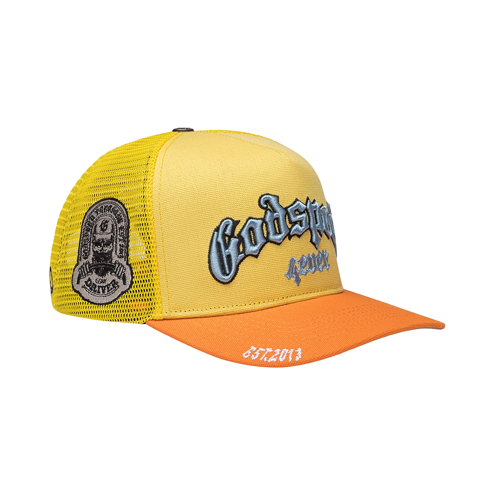 Godspeed GS Forever Trucker Hat Yellow