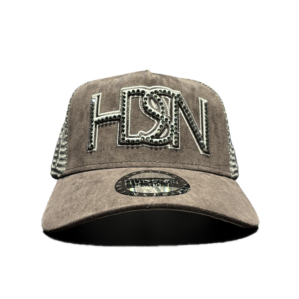 Hudson Diamond Suede Trucker Hat