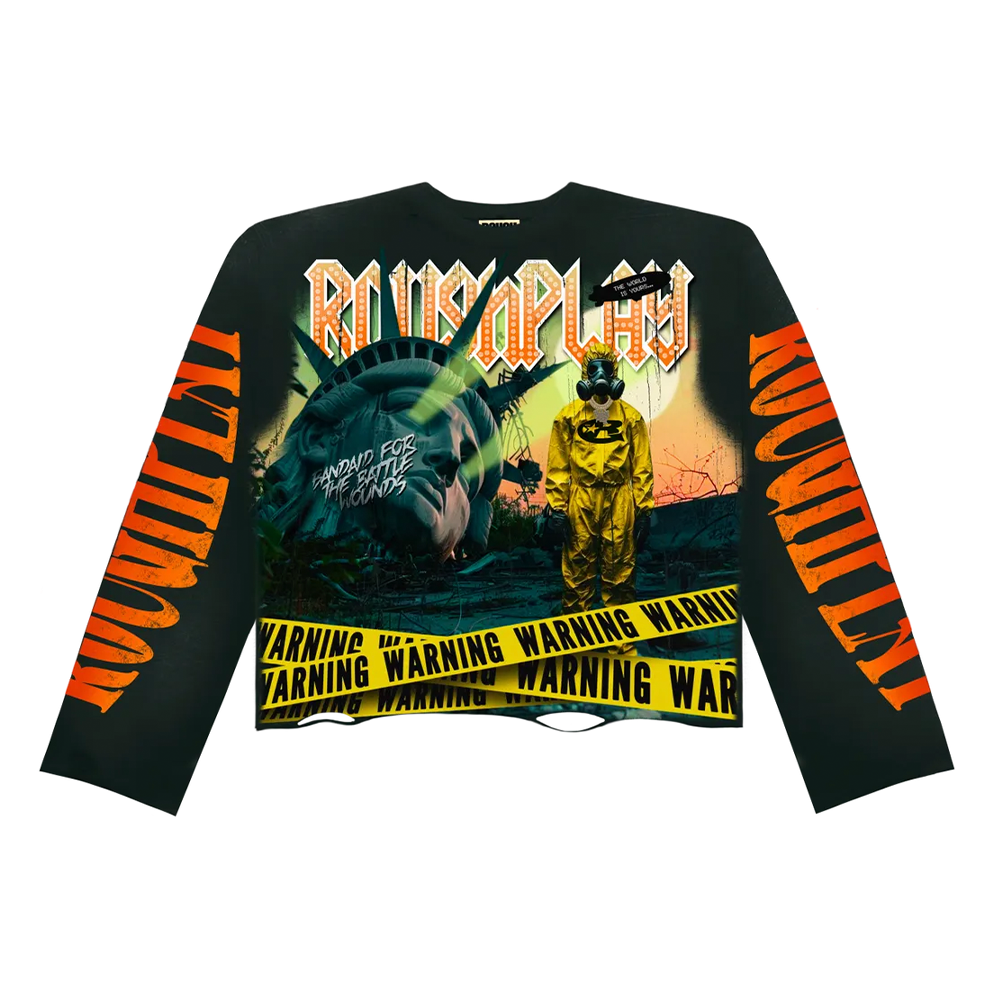 Rough Play Warning Long Sleeve Shirt