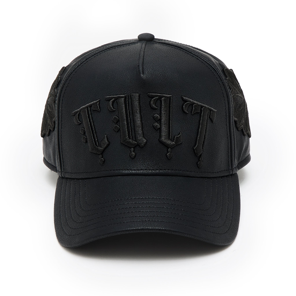 Cult X El Alfa Logo 5 Panel A Frame Trucker Hat