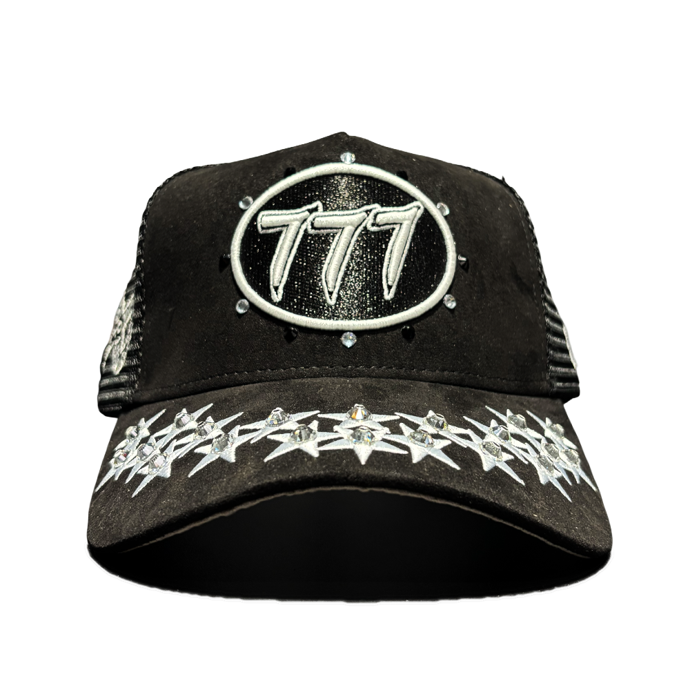 Hudson 777 Trucker Hat V2 Diamond Suede
