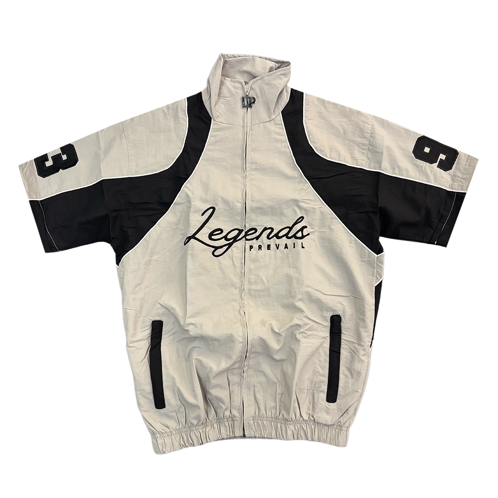 Legends Prevail Crinkle Short Set Grey