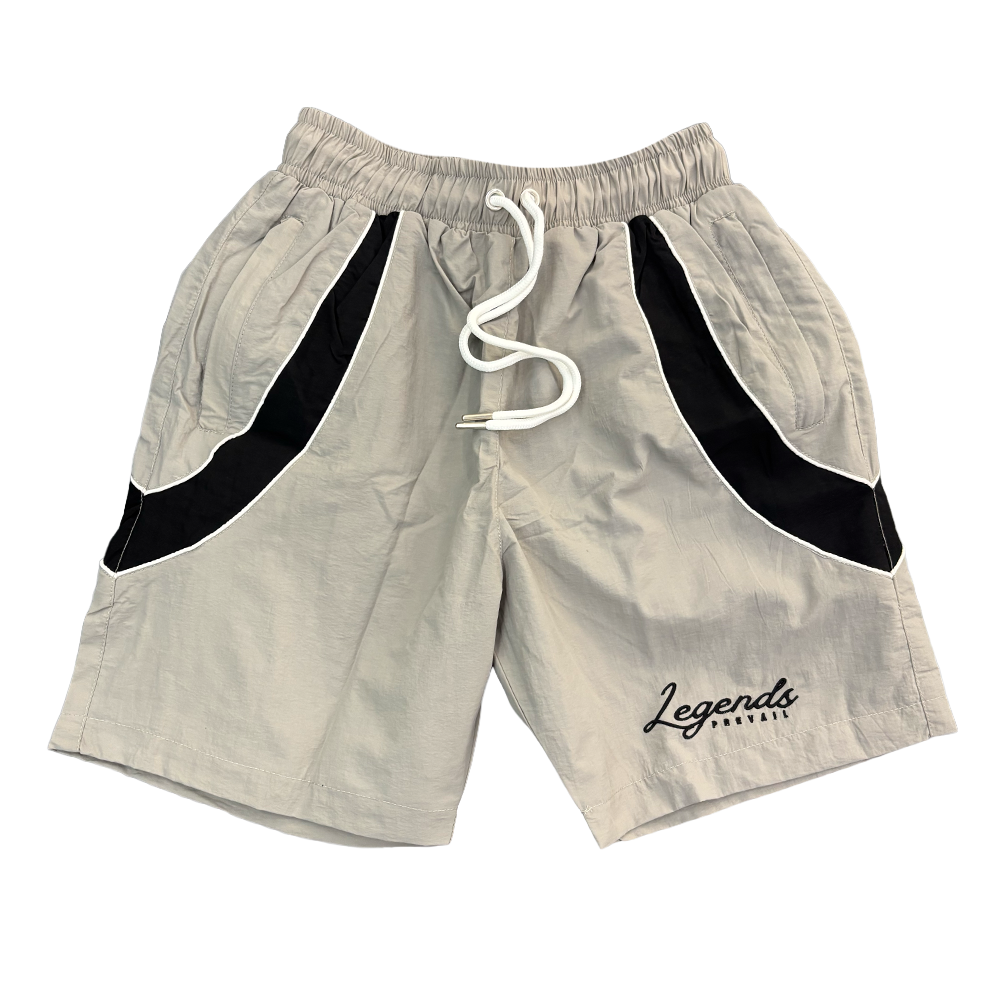 Legends Prevail Crinkle Short Set Grey
