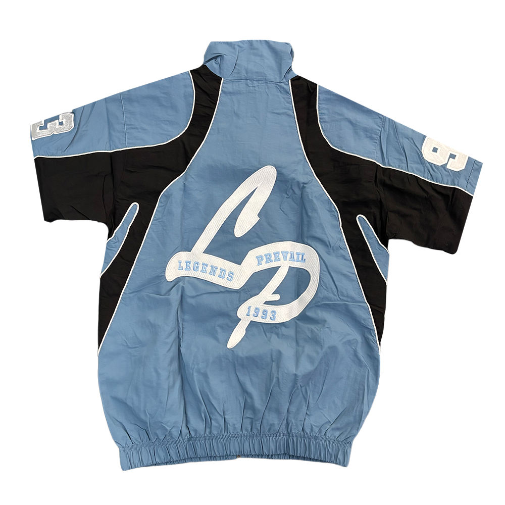 Legends Prevail Crinkle Short Set Blue Black