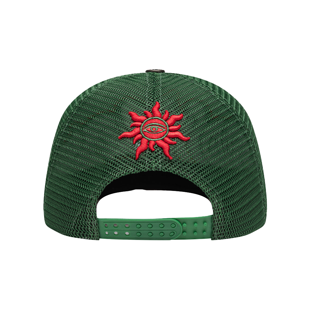 Godspeed GS Neo Trucker Hat (Green/Yellow/Red)