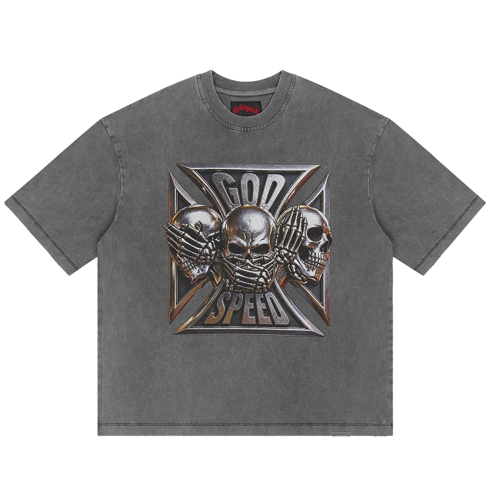 Godspeed Omerta T-Shirt Grey Wash