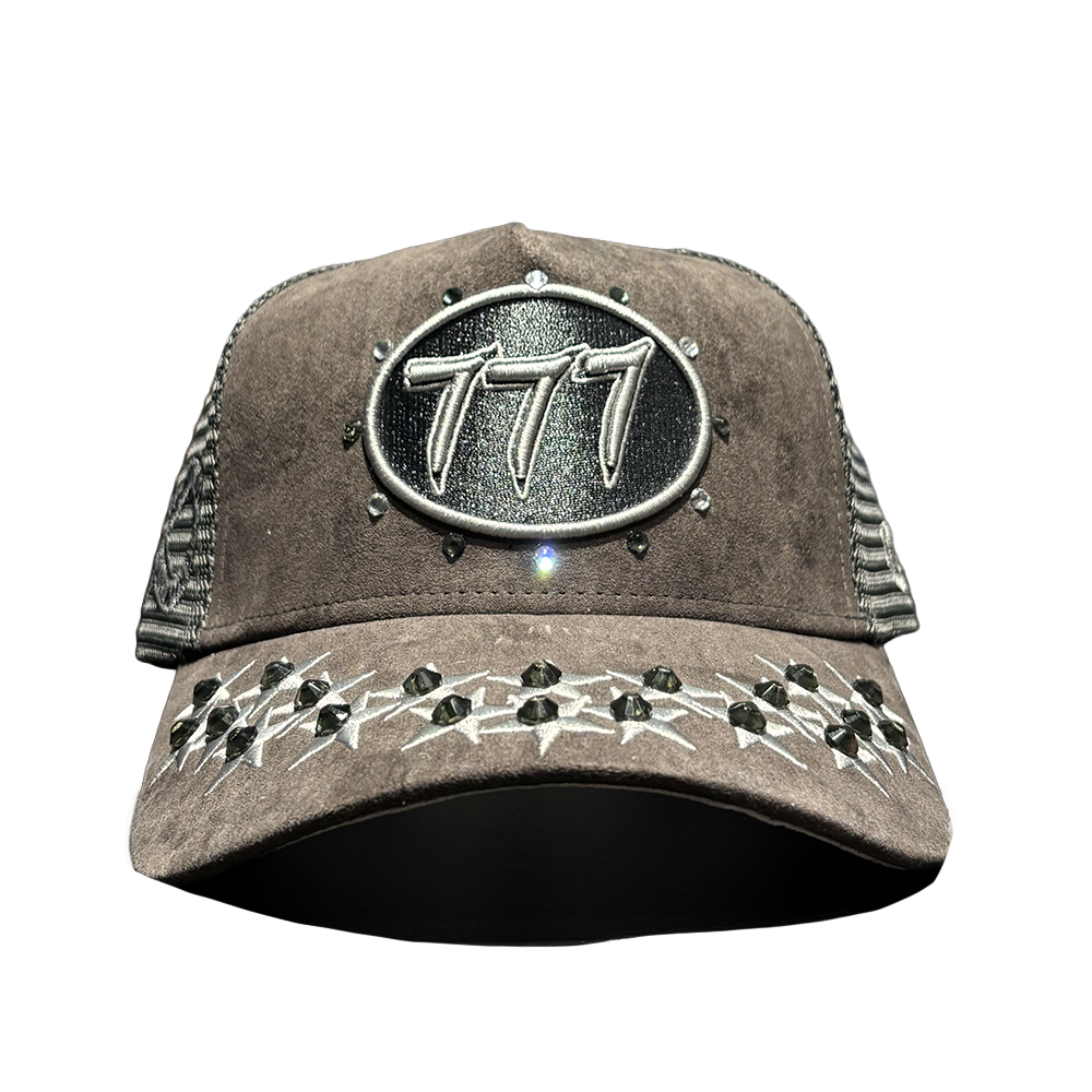 Hudson 777 Trucker Hat V2 Diamond Suede