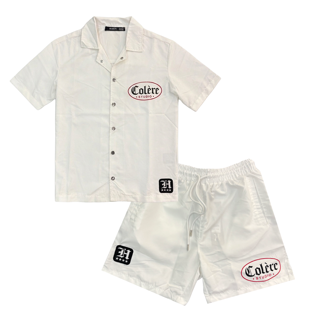 Hudson Short Set White