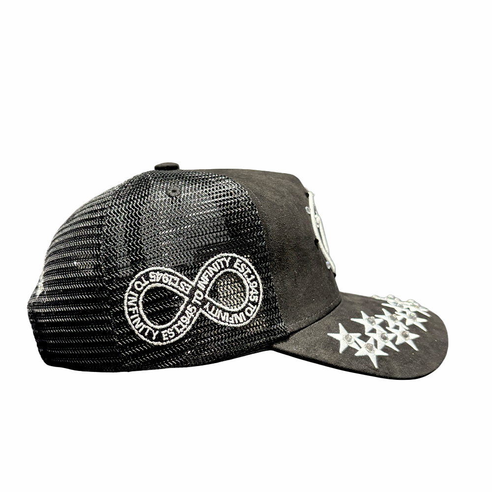 Hudson 777 Trucker Hat V2 Diamond Suede