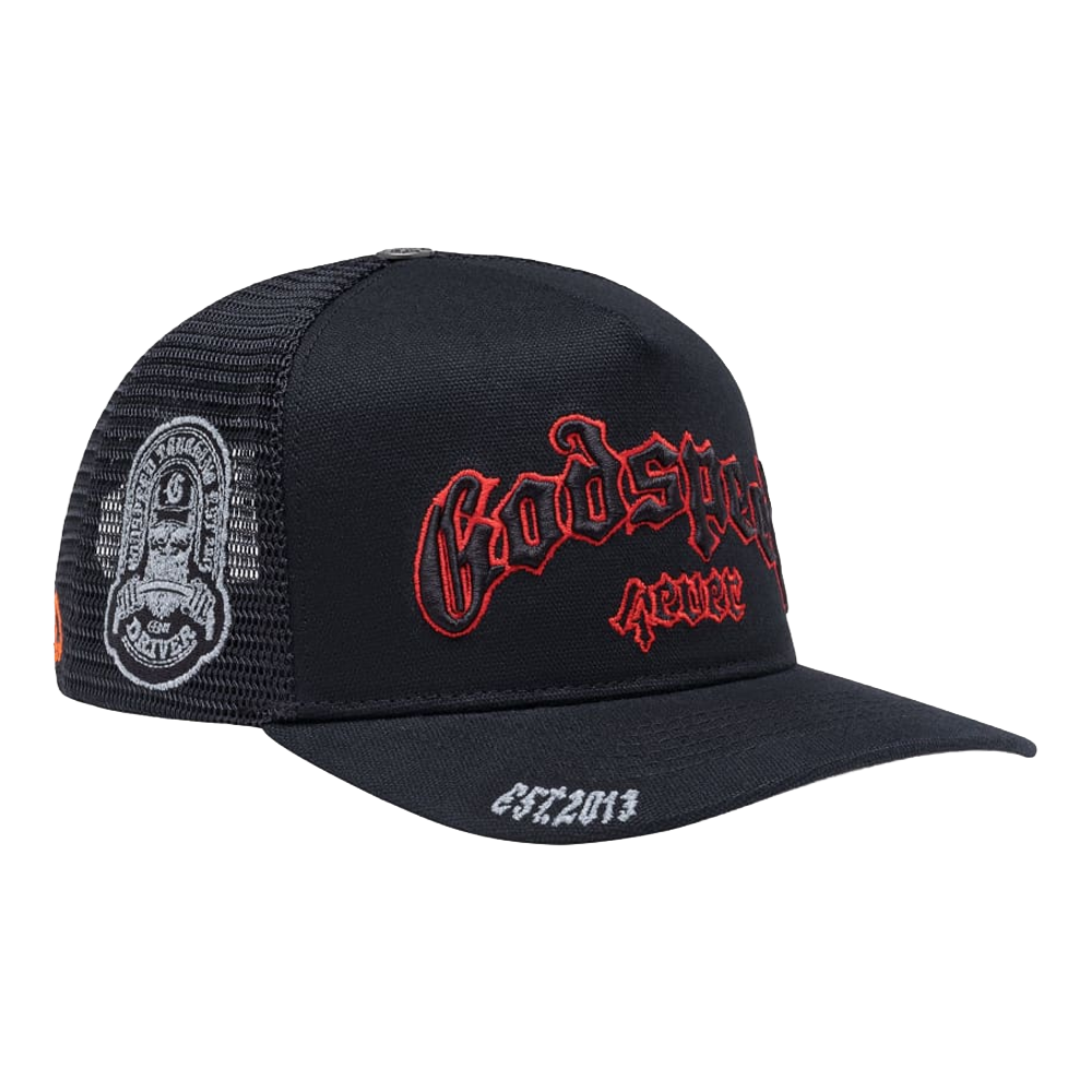 Godspeed GS Forever Trucker Hat Black/Red