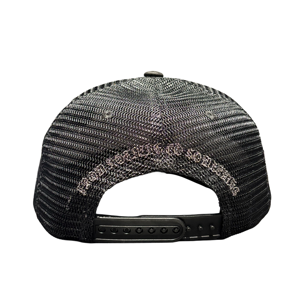Hudson 777 Trucker Hat Diamond Black