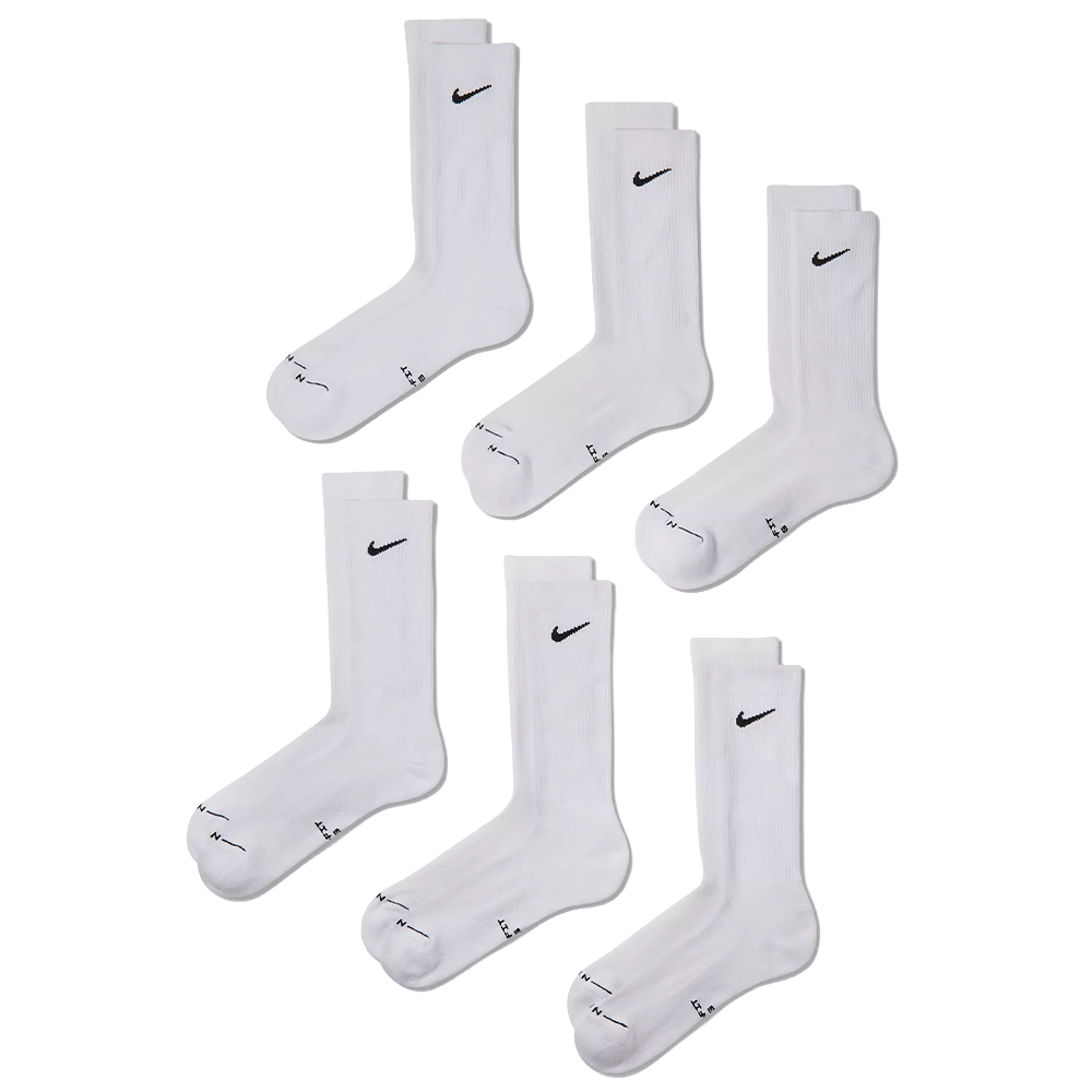 Nike Everyday Elevated Crew Socks (6-Pack)