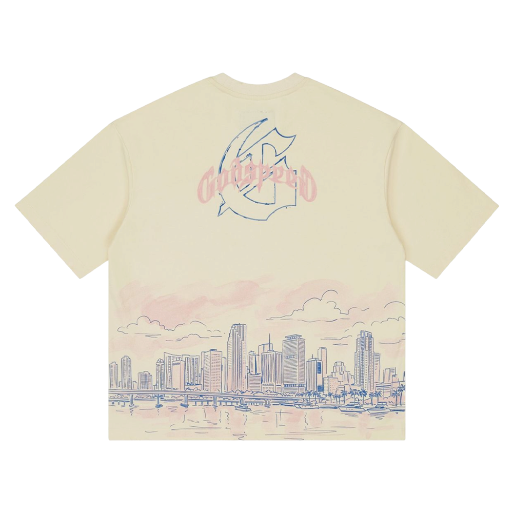 Godspeed Miami Skyline T Shirt
