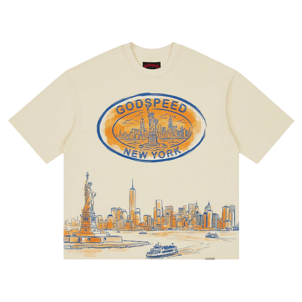 Godspeed New York Skyline T Shirt
