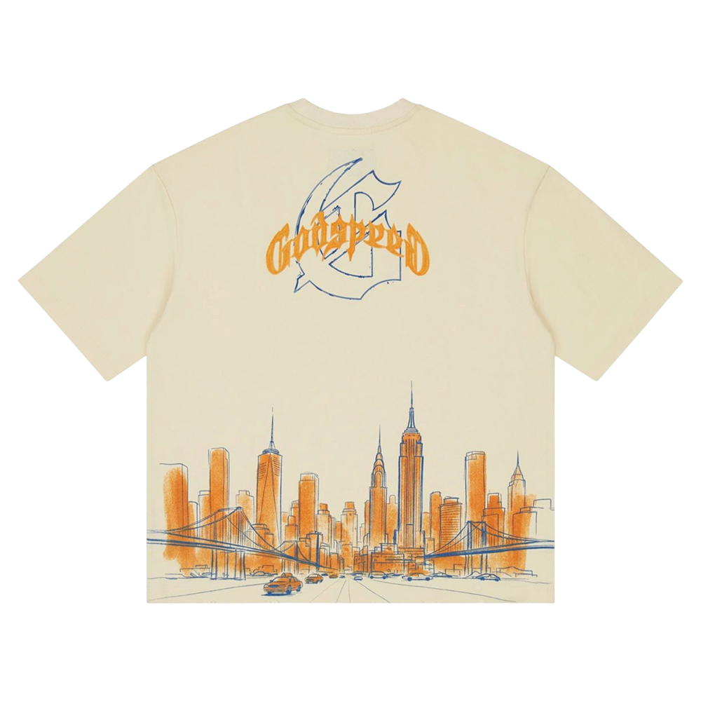 Godspeed New York Skyline T Shirt