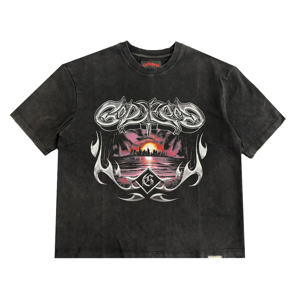 Godspeed Liberty Sunset T Shirt