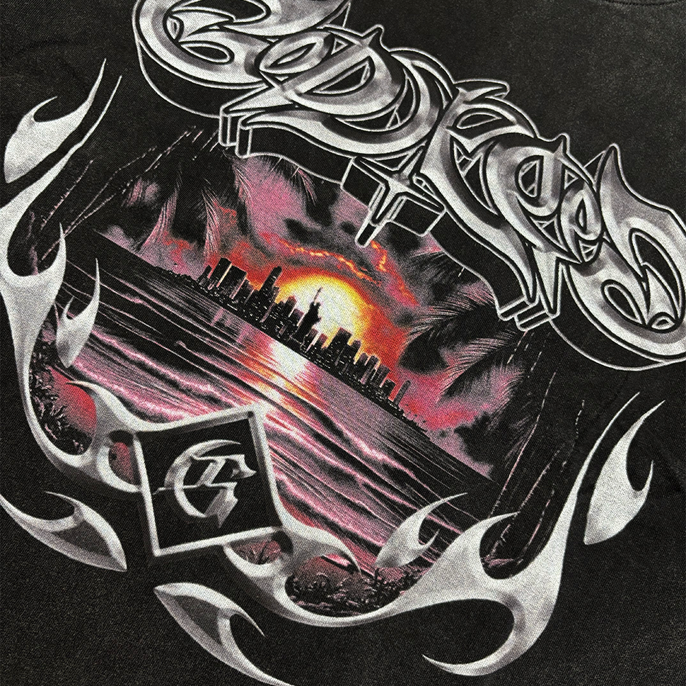 Godspeed Liberty Sunset T Shirt