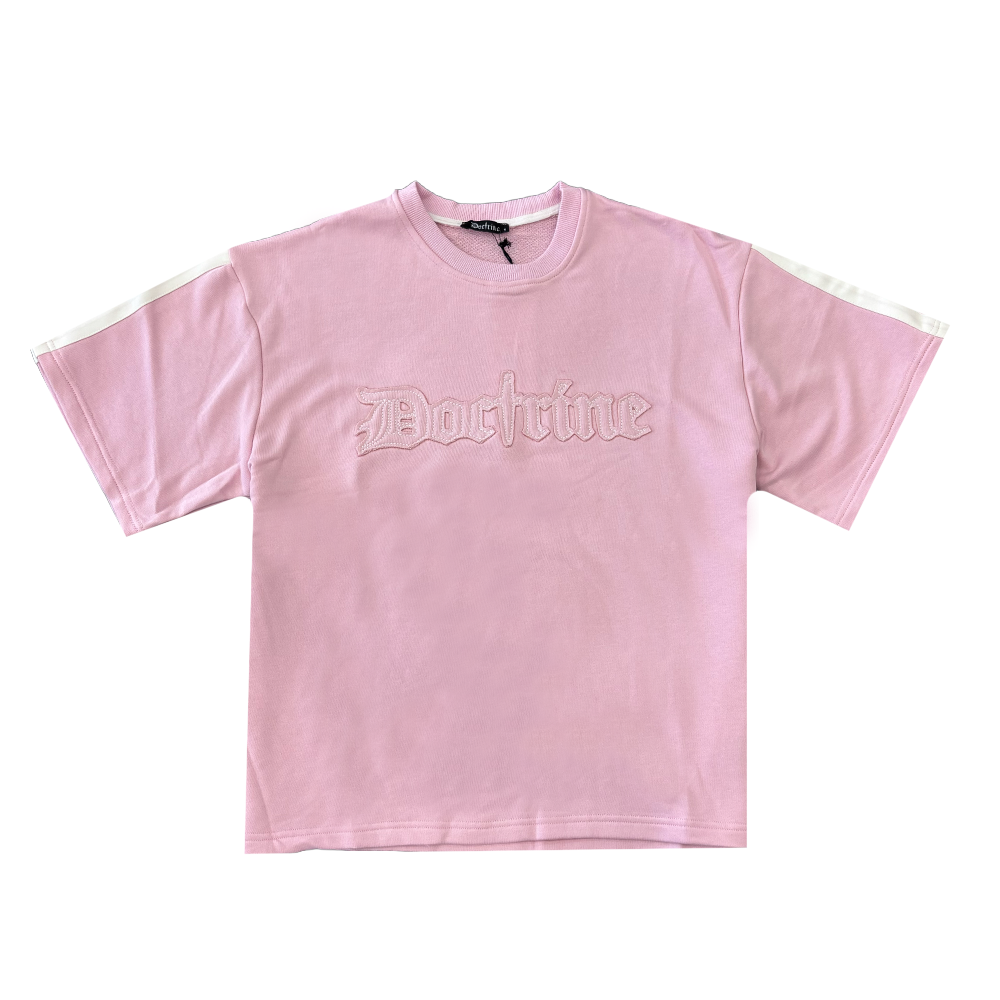 Doctrine Applique Double Stripe T Shirt
