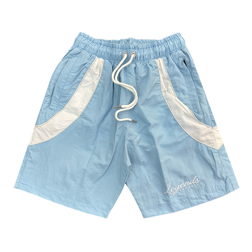 Legends Prevail Crinkle Short Set Sky Blue