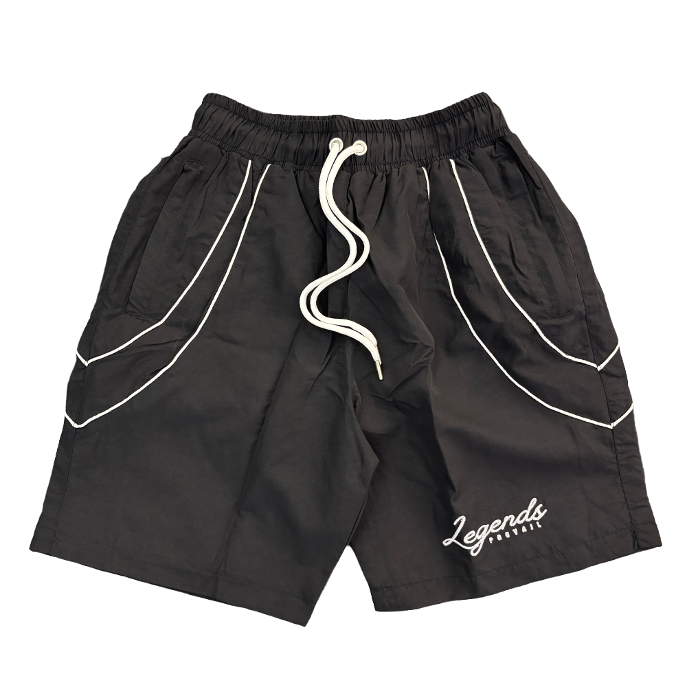 Legends Prevail Crinkle Short Set Black